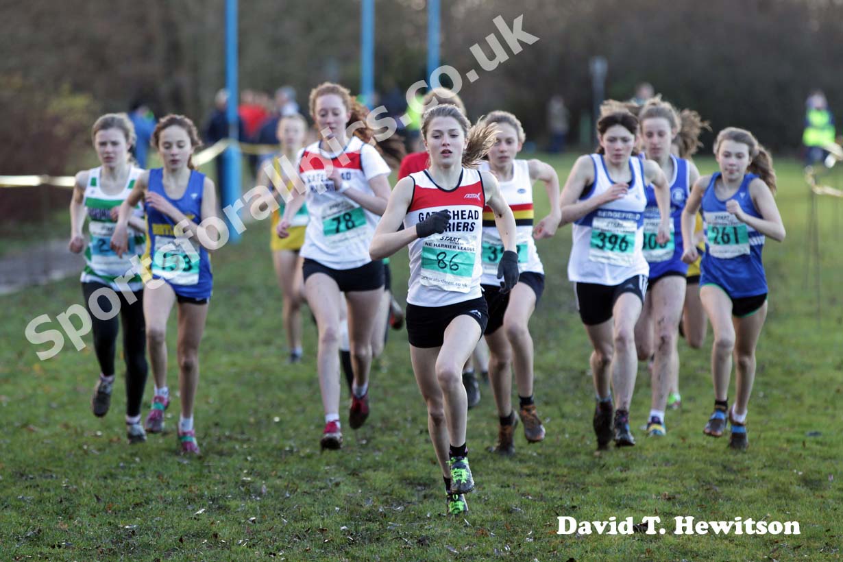 Green start, Start First North East Harrier League,  Jarrow.